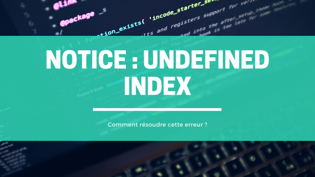 Notice Undefined Index Php
